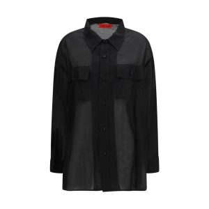Black Lycra Dress Shirt