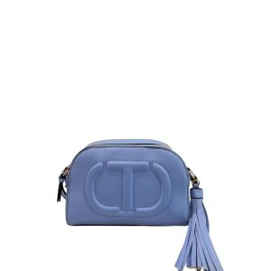 Blue PU Women Crossbody