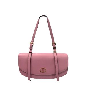 Pink PU Women Shoulder Bag