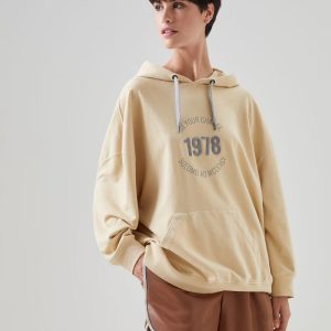 Beige Cotton Sweatshirt