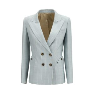 Blue Viscose Blazer