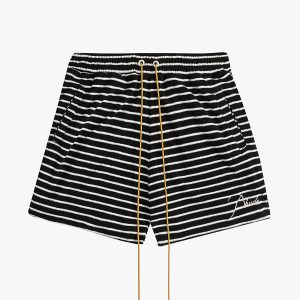 Black Cotton Shorts