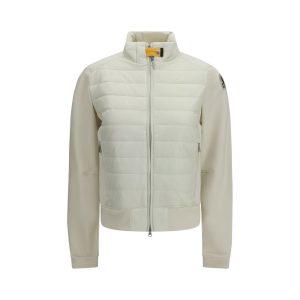 White Polyamide Bomber