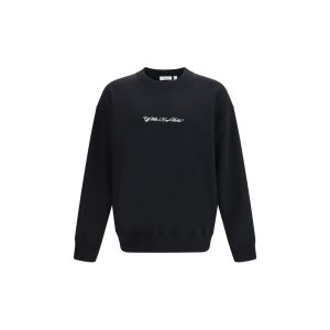 Black Cotton Sweatshirt