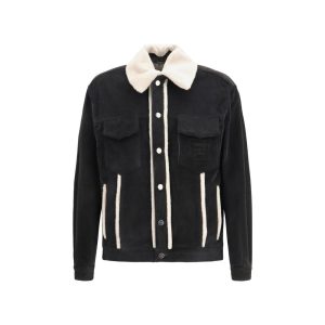 Brown Cotton Denim Jacket