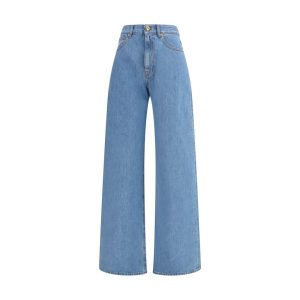 Blue Cotton Jeans Denim