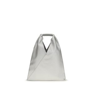 Silver Polyethylene Handbag