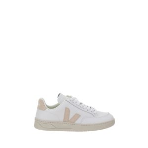 White Rubber Low Top Sneakers
