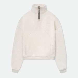 Gray Cotton Full-Length Jacket