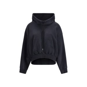 Black Cotton Sweatshirt