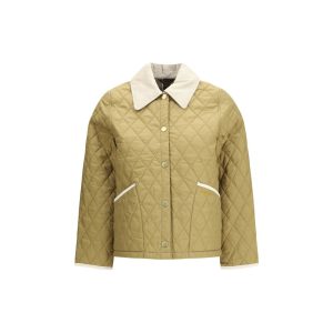 Beige Polyamide Jackets And Coat