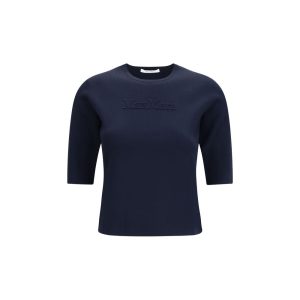 Blue Viscose T-Shirt
