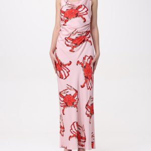 Multicolor Silk Casual Dress