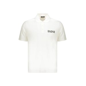White Cotton Polo Shirt