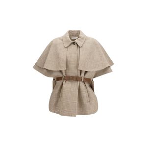 Beige Cotton Coat