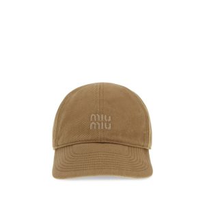 Beige Cotton Cap (Baseball Hat)