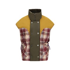 Multicolor Polyamide Sleveless Jacket