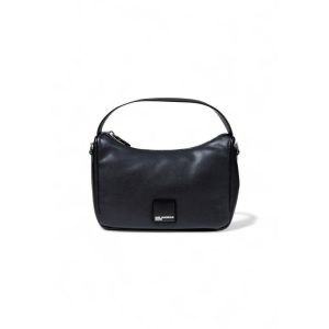 Black Artificial Leather Handbag