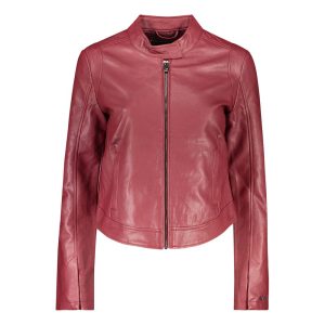 Rosso Polyurethane Women Jacket