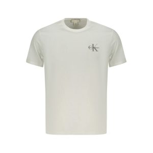 White Cotton Men T-Shirt