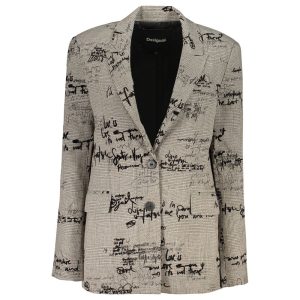 Grigio Polyester Women Jacket