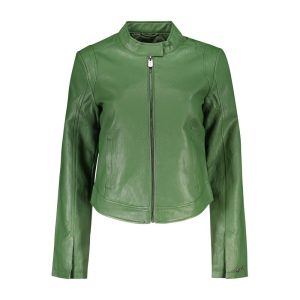 Verde Poliuretano Women Jacket