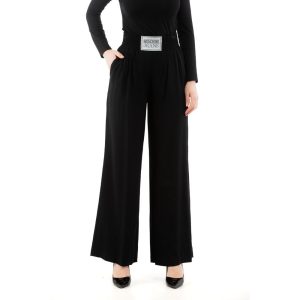 Black Marabou Casual Pants