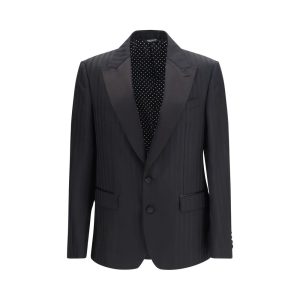 Black Fleece Wool Blazer