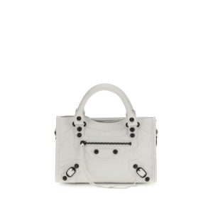 White Calf Leather Bos Taurus Handbag
