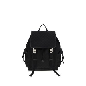 Black Fabric Backpack