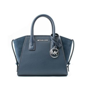 Blue Canvas Handbag