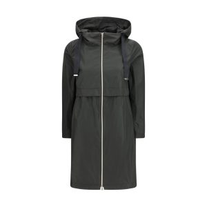 Black Polyester Parka