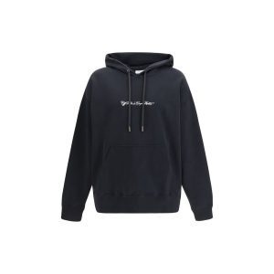 Black Cotton Sweatshirt