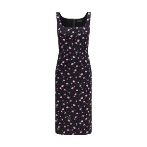 Multicolor Silk Casual Dress