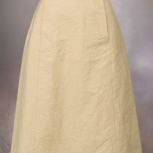 Yellow Fibres Midi Skirt