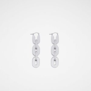 Silver Fibres Earrings