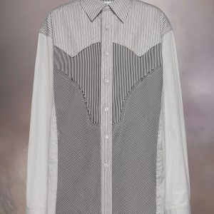 Black Fibres Pattern Shirt