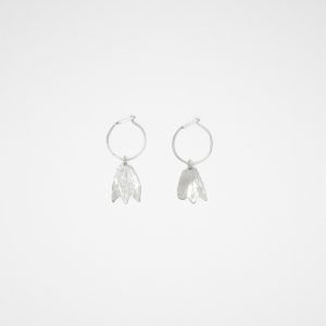Silver Fibres Earrings