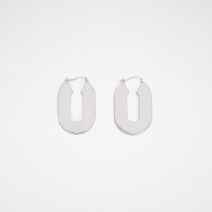 Silver Fibres Earrings