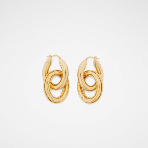 Gold Fibres Earrings