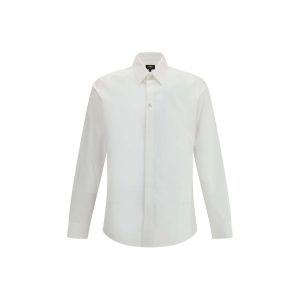 White Cotton Dress Shirt