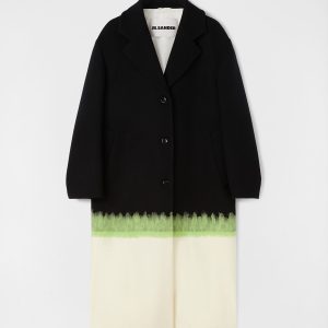 Black Fibres Coat