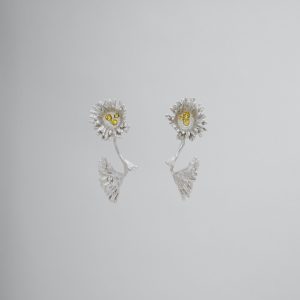 Yellow Fibres Earrings