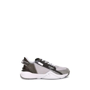 Beige Calf Leather Bos Taurus Low Top Sneakers