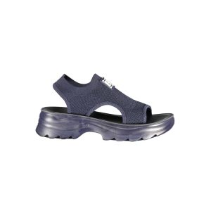 Blue Polyester Women Sandal
