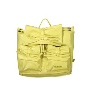 Giallo Polyurethane Women Backpack