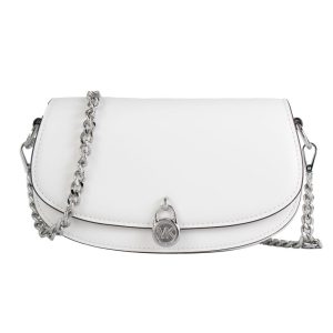 White Leather Shoulder Bag