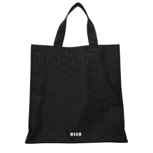 Black Fabric Handbag