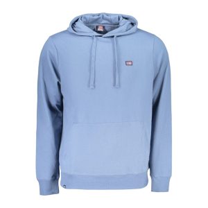 Blue Cotton Men's Hoodie