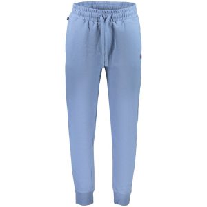 Blu Cotton Mens Trousers